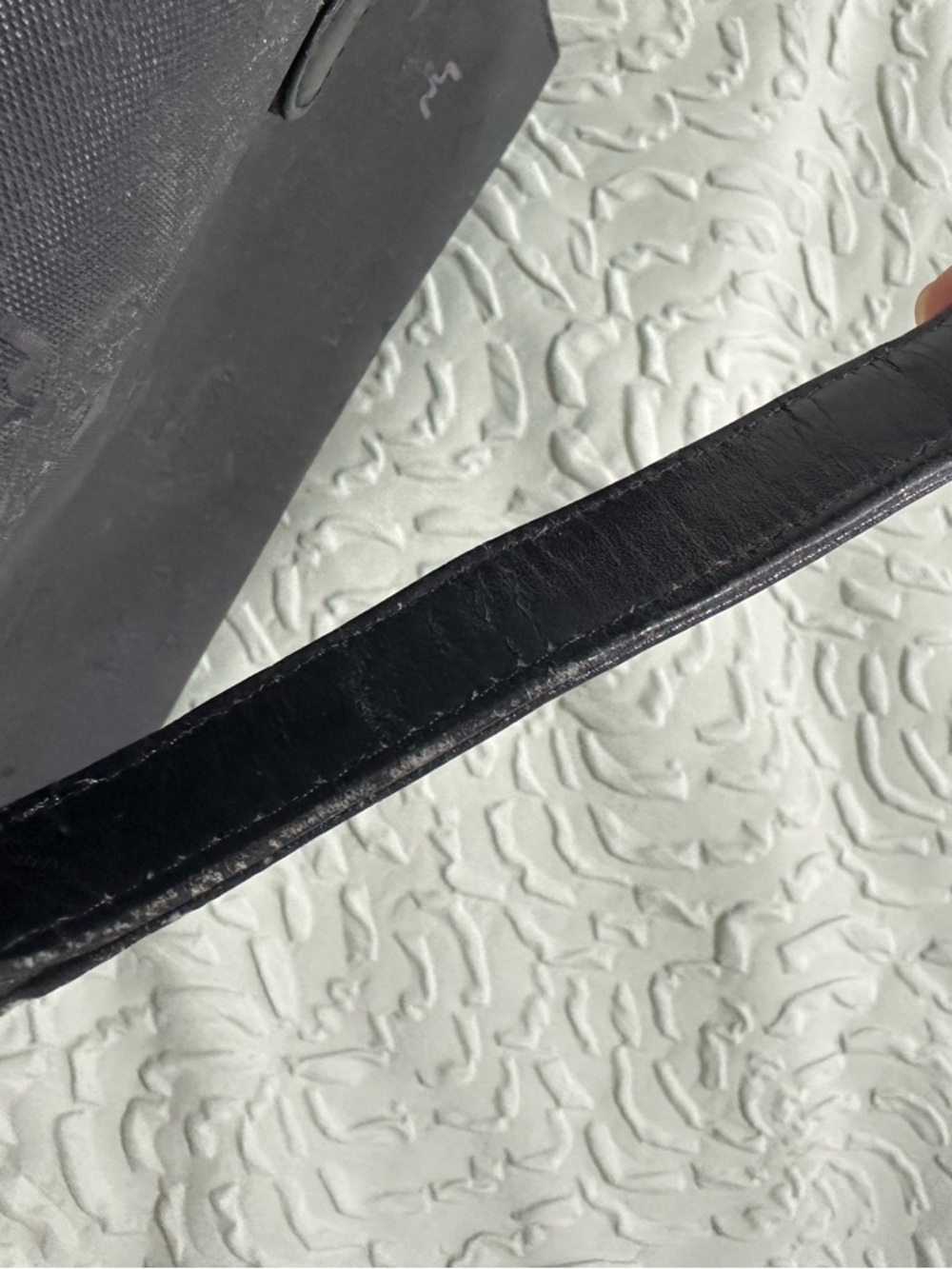 Vintage MCM Black Logo Top-Handle Kelly Crossbody Bag - Picture 14 of 15